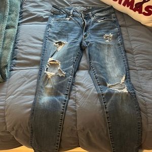 american eagle high rise jegging